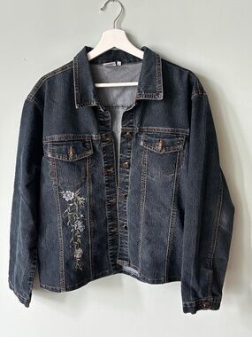 Embroidered Denim Jacket